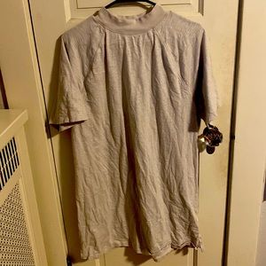 Light grey tshirt dress